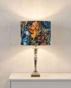 Lámpara de Noche Artesanal "Mama" azul – Edición Limitada Toile de Jouy