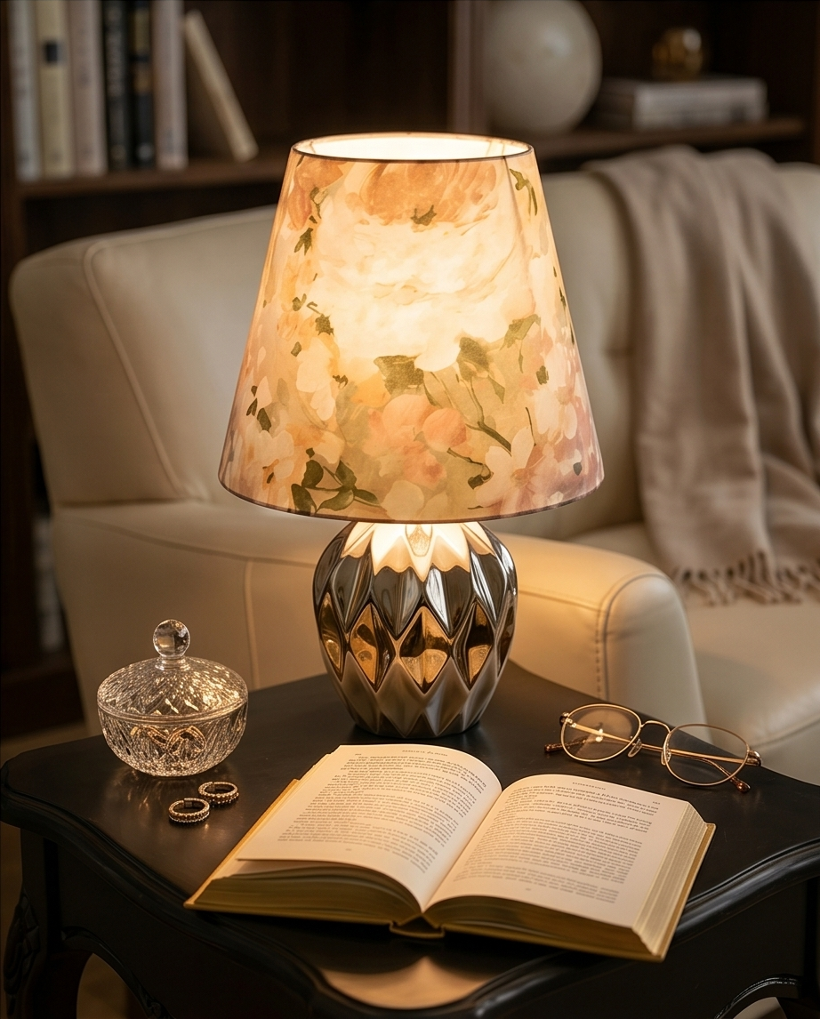 Lampa "Viață în Roz" – Rafinament artizanal pentru casa ta