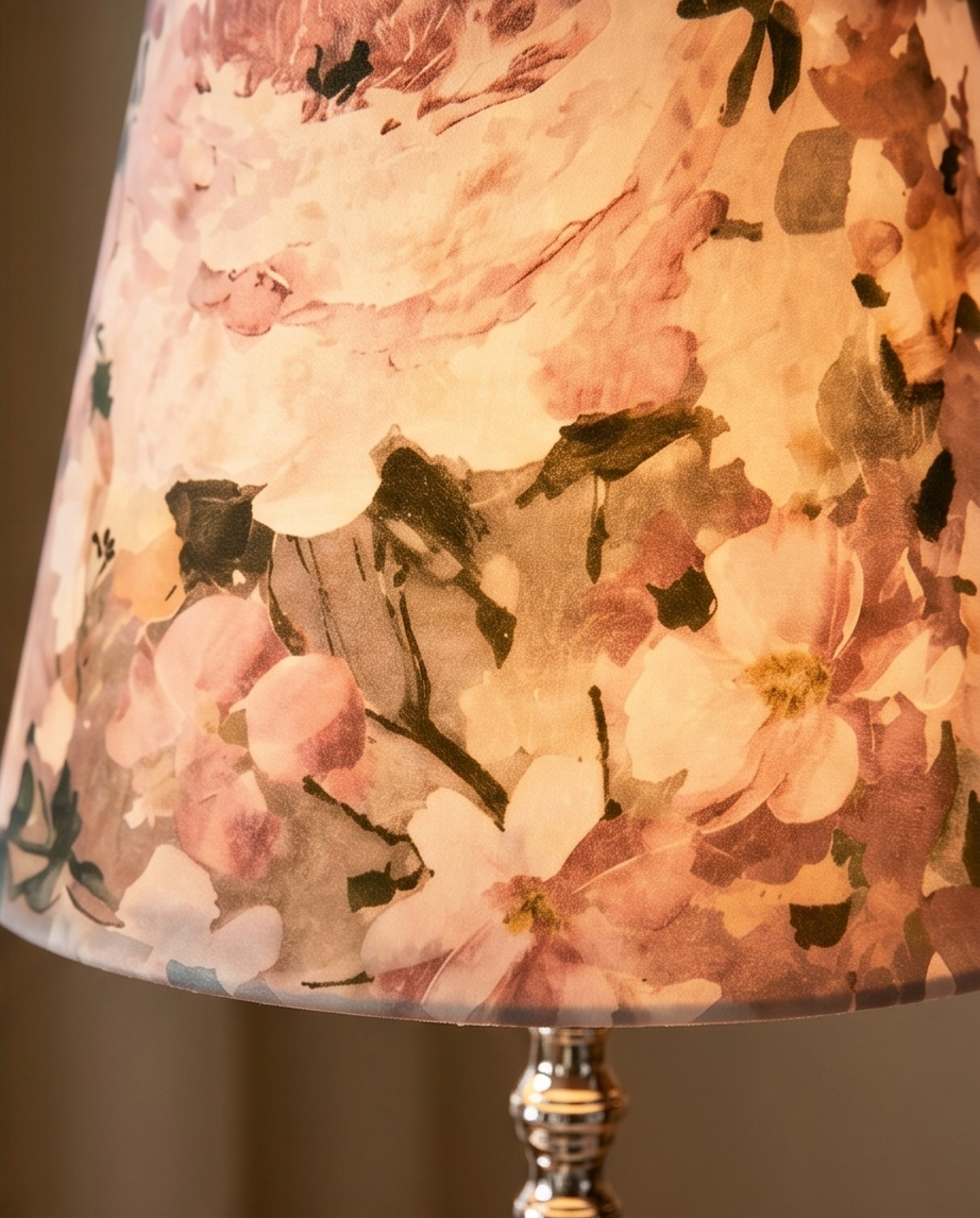 Lampa "Viață în Roz" – Eleganță tactilă și strălucire cromată