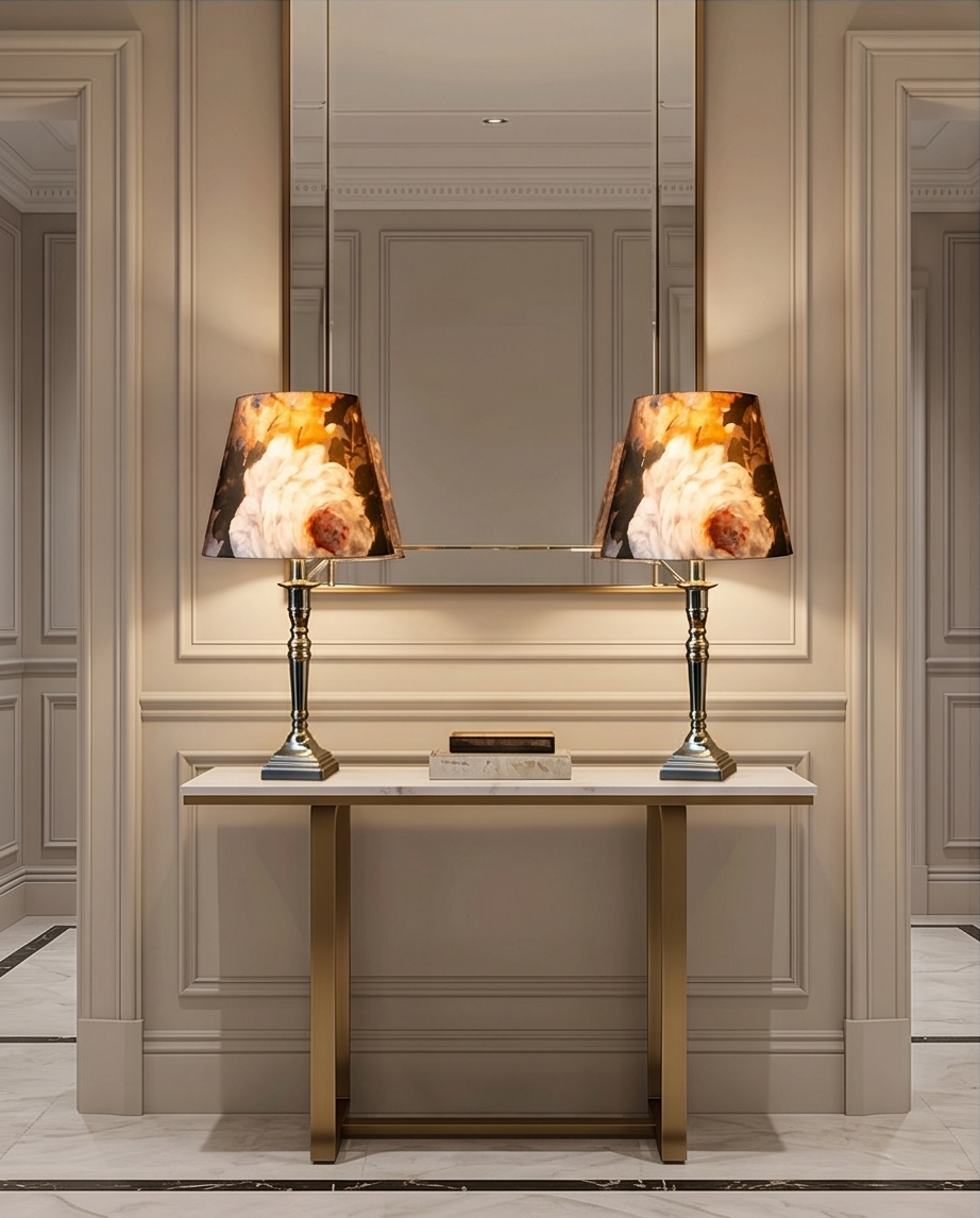 Lampa "Bujor Alb" – Eleganță tactilă și design contemporan