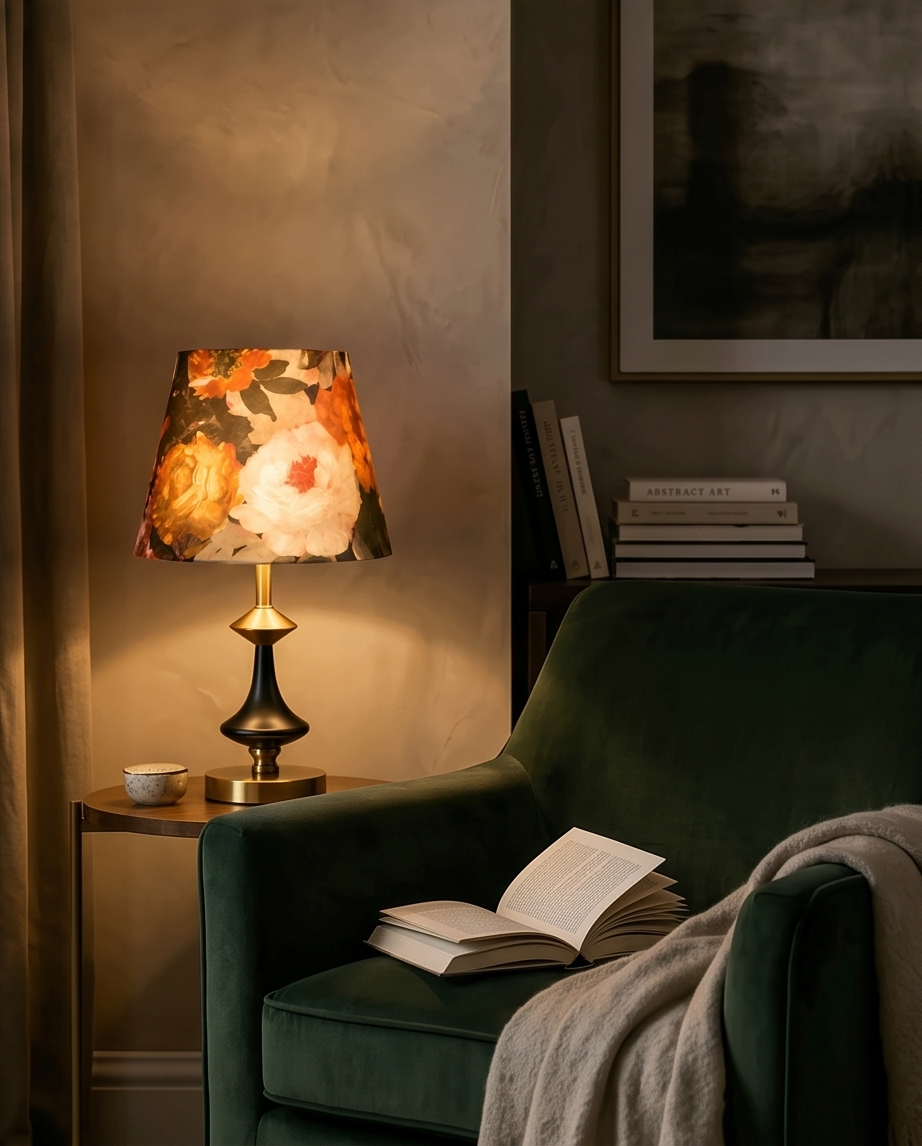 Lampa "Bujor Alb" – Artizanat și confort vizual