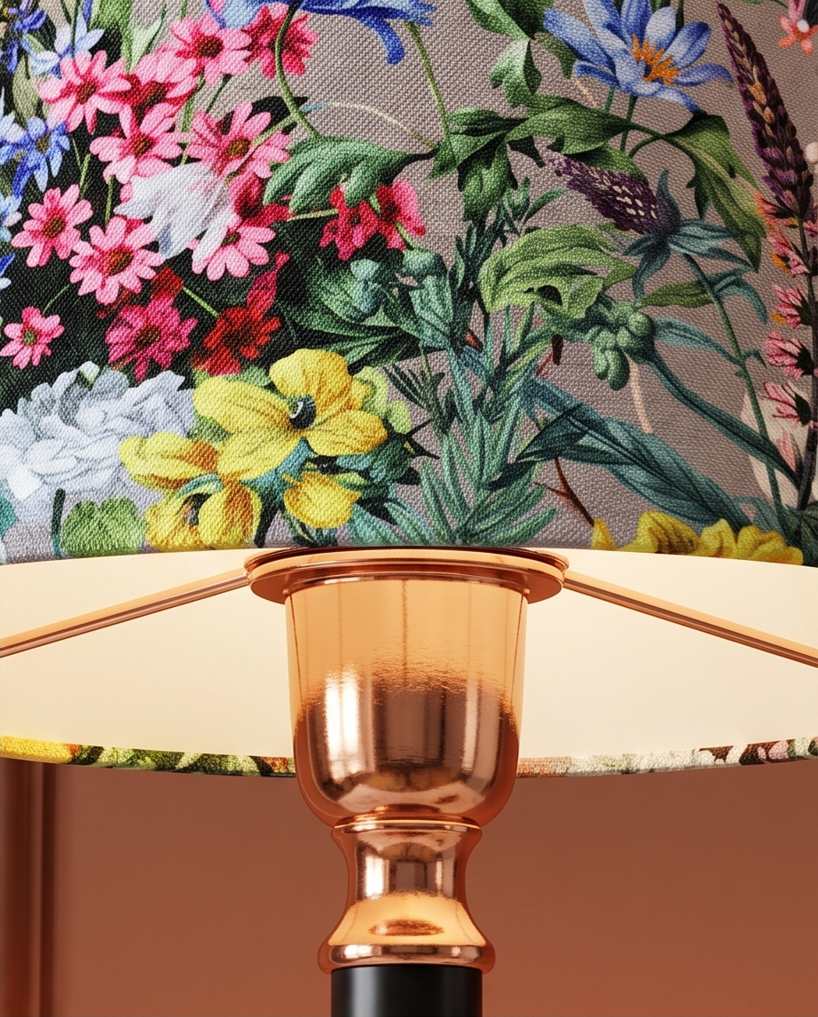Lampa „Clopoțel” – Rafinament industrial în nuanțe de negru și cupru