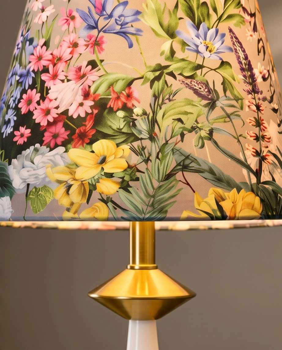 Lampa „Clopoțel” – Rafinament auriu și lumină difuză