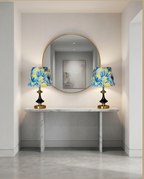 Lampa „Soare în Junglă” – Rafinament auriu și lumină difuză