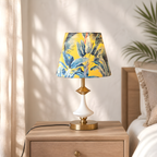 Lampa „Soare in Jungla” – Rafinament auriu și lumină difuză