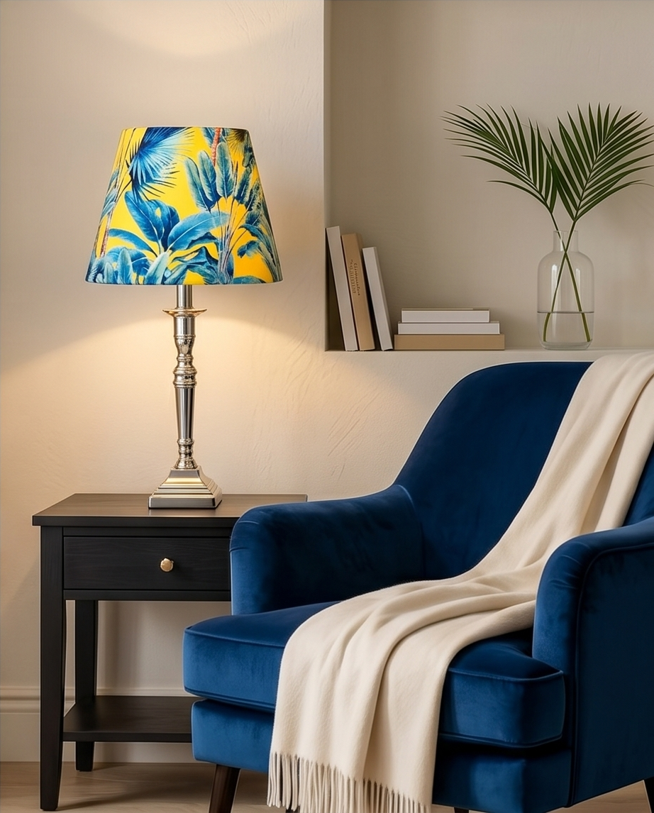 Lampa „Soare în Junglă” – Eleganță tactilă și design contemporan