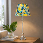 Lampa „Soare în Junglă” – Eleganță tactilă și strălucire cromată