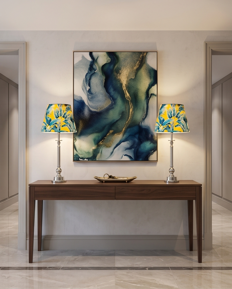 Lampa „Soare în Junglă” – Eleganță tactilă și strălucire cromată