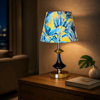 Lampa „Soare în Junglă” – Rafinament auriu și lumină difuză