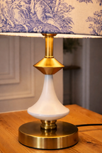 Veioză Artizanală "Mama" albastru – Ediție Limitată Toile de Jouy